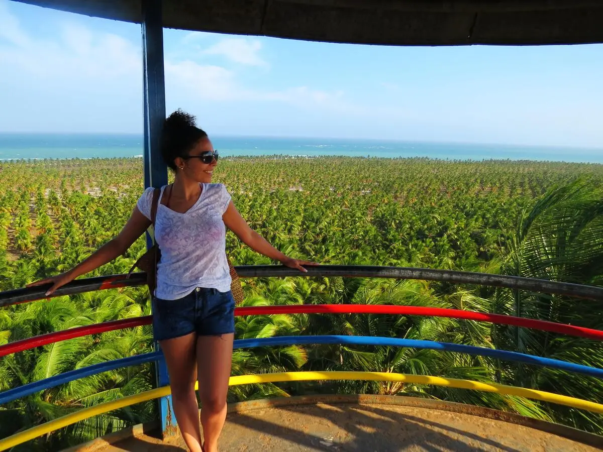 Lugares mais baratos para viajar no nordeste. Mirante da praia do Gunga em Alagoas