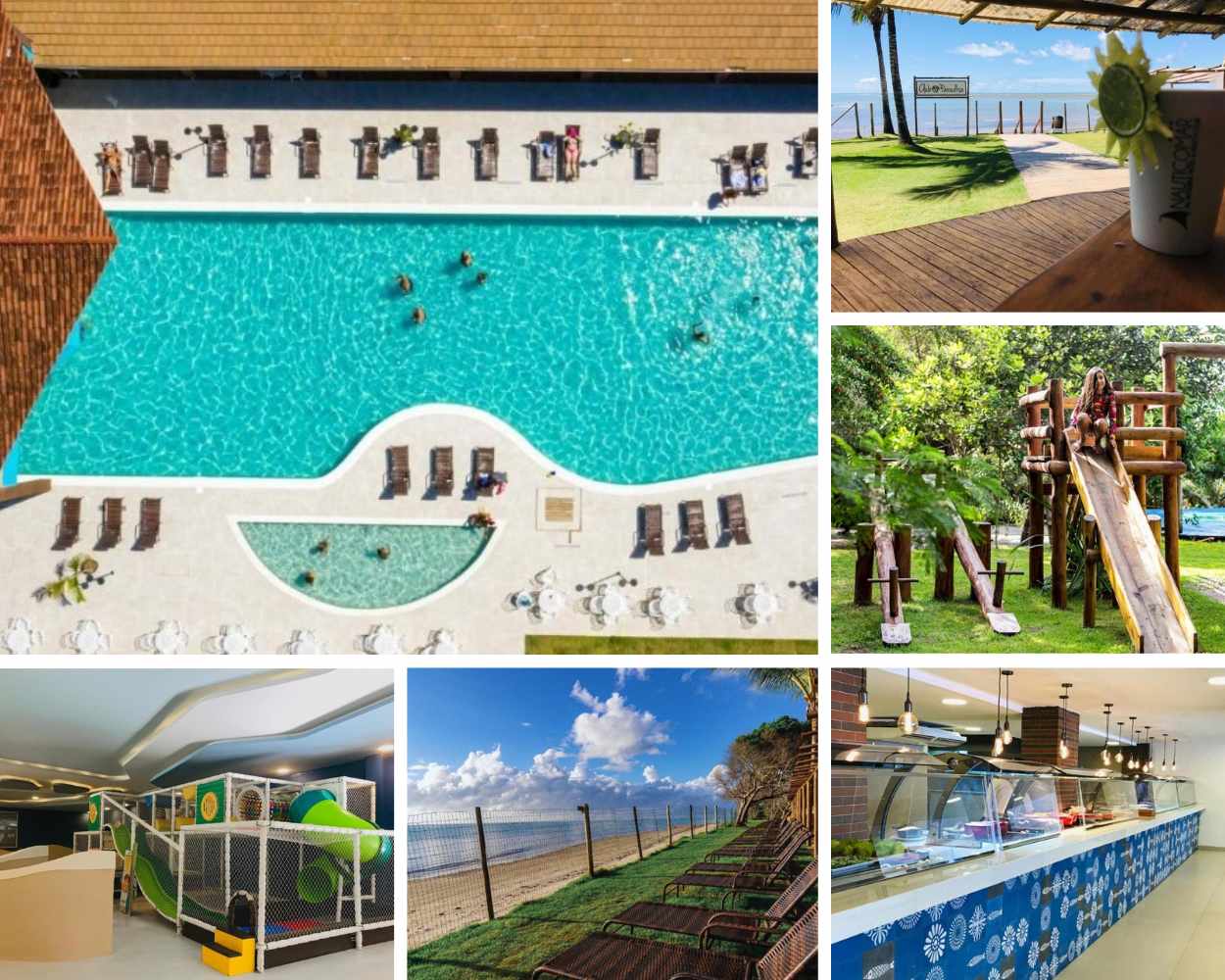 Resorts Al inclusive mais baratos do Brasil, indicação do Nauticomar em Porto Seguro na Bahia