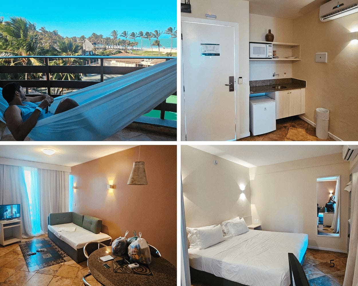 resorts para crianças no nordeste. Quarto no Suítes Beach Park