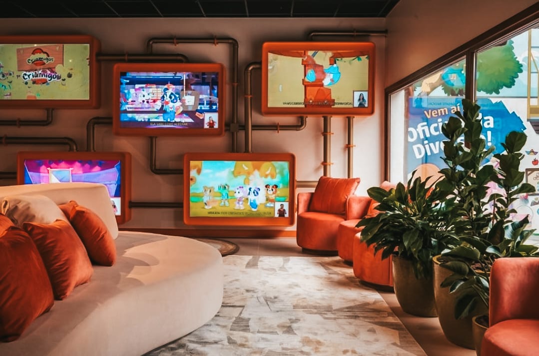 Hotel para crianças em Gramado, saguão do Hotel Criamigos