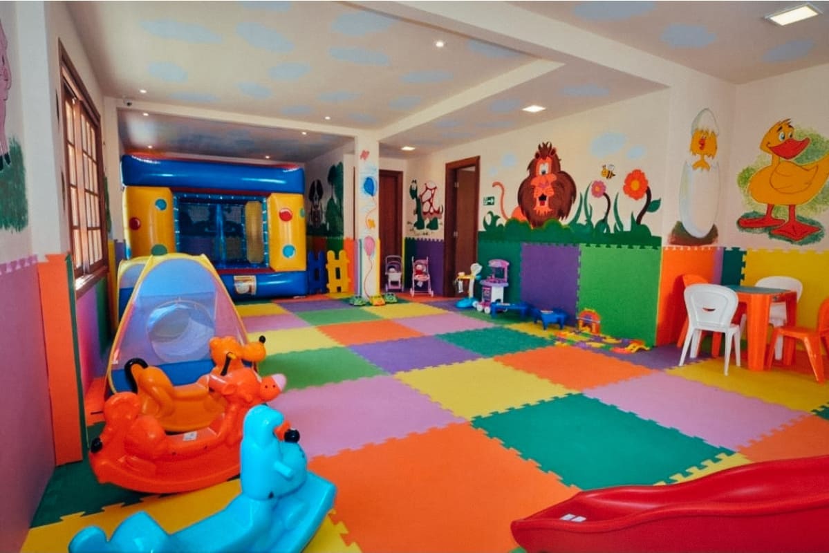 Melhores hotéis fazenda no RJ. Área kids do hotel fazenda Suíça Le Canton.