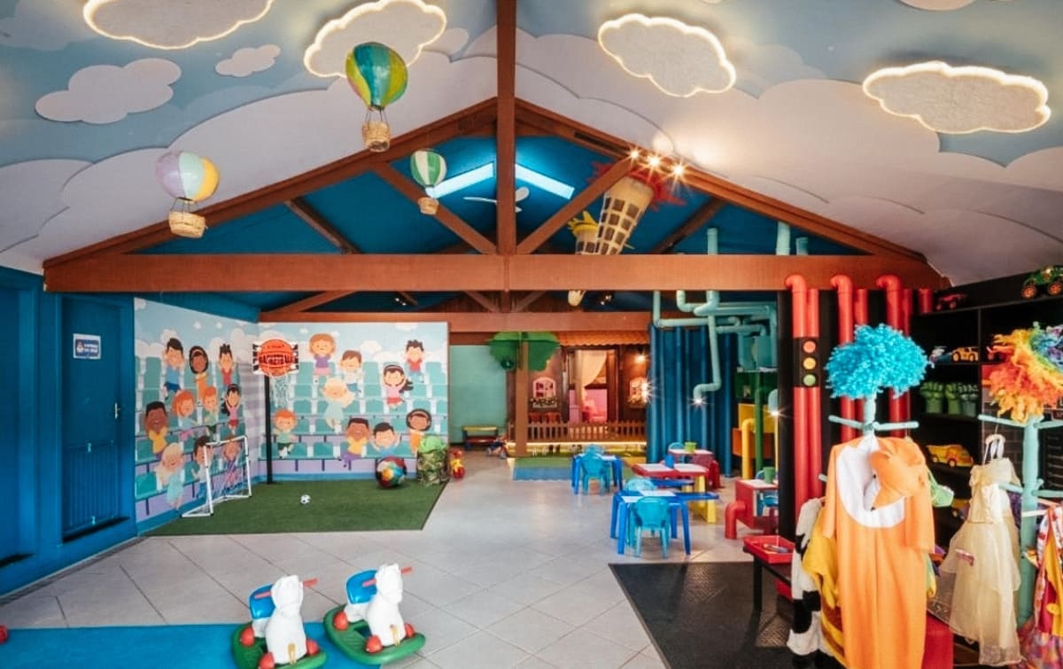 Melhores hotéis fazenda no RJ. área kids no hotel fazenda Vilarejo.
