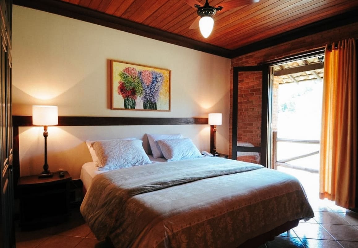 Melhores hotéis fazenda no RJ, quarto no hotel fazenda gamela