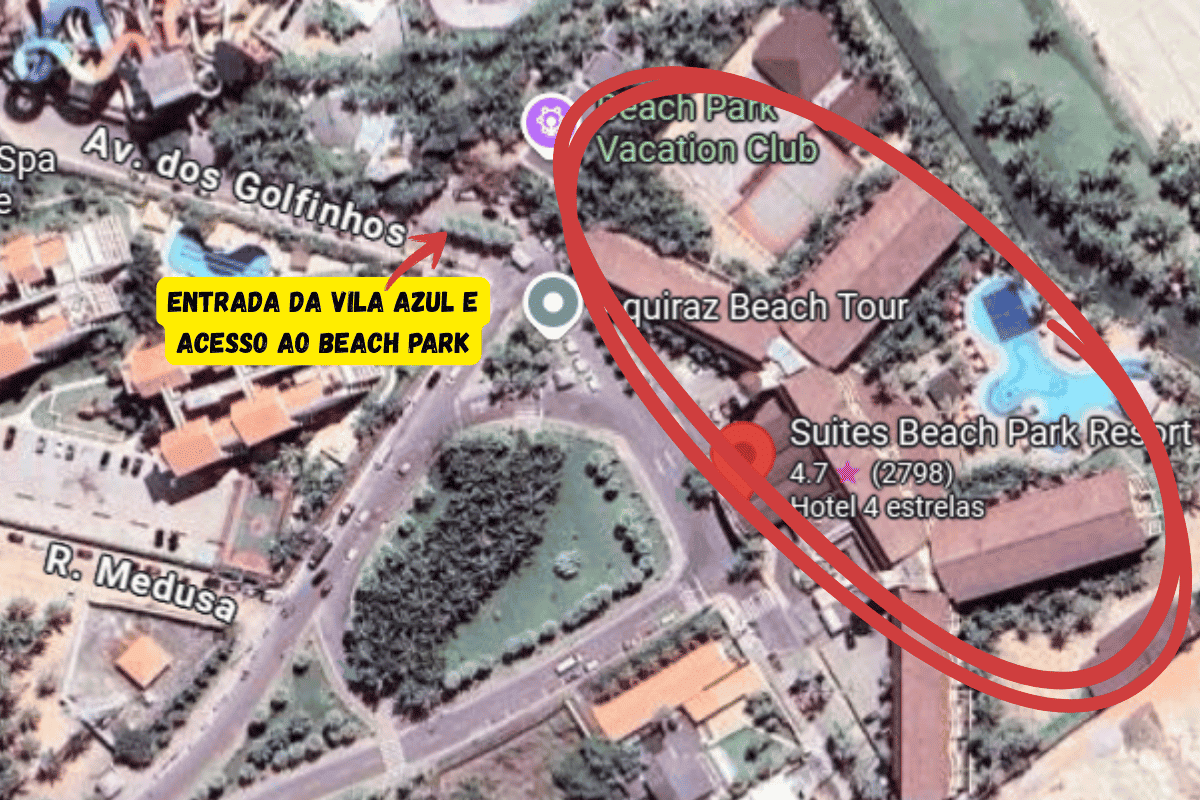 Onde ficar no Beach Park. Localização do resort Suítes